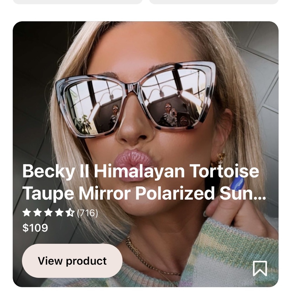 Diff Becky II mirrored sunglasses